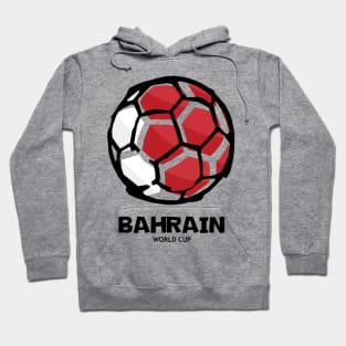 Bahrain Football Country Flag Hoodie